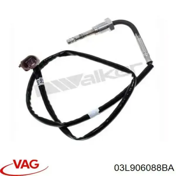 Czujnik temperatury spalin, przed filtrem cząstek stałych VAG 03L906088BA cena, od 70,35 USD