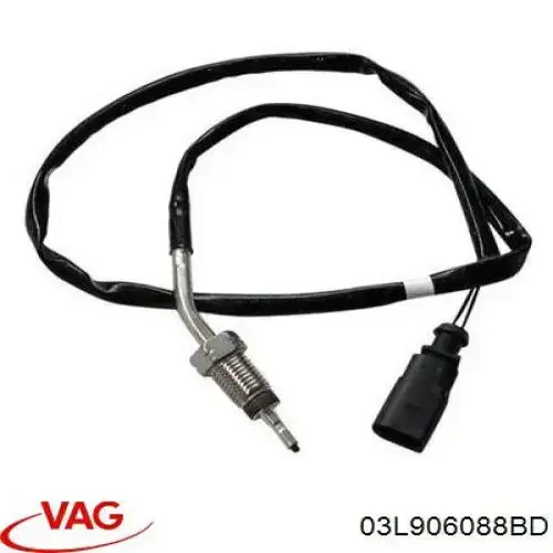 Czujnik temperatury spalin, przed turbiną VAG 03L906088BD cena, od 74,23 USD