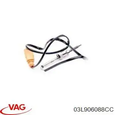 Do koszyka 03L906088CC VAG Czujnik temperatury spalin po filtrze cząstek stałych