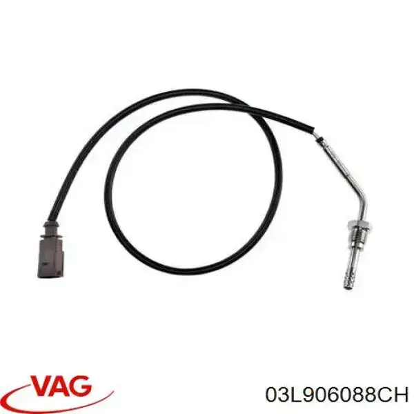 Czujnik temperatury spalin po filtrze cząstek stałych VAG 03L906088CH cena, od 51,81 USD