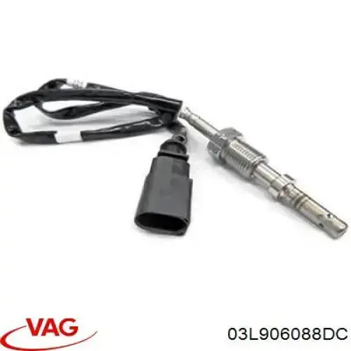 Czujnik temperatury spalin, przed turbiną VAG 03L906088DC cena, od 49,48 USD