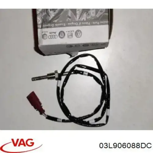 Do koszyka 03L906088DC VAG Czujnik temperatury spalin, przed turbiną