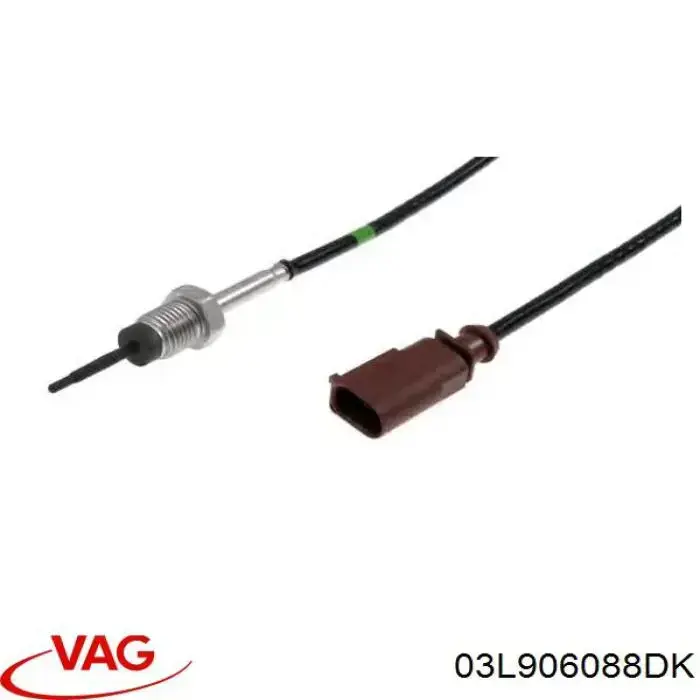 Czujnik temperatury spalin, przed filtrem cząstek stałych VAG 03L906088DK cena, od 64,71 USD