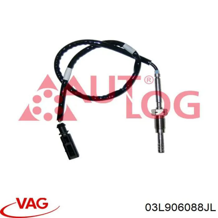 Czujnik temperatury spalin, przed turbiną VAG 03L906088JL cena, od 60,96 USD