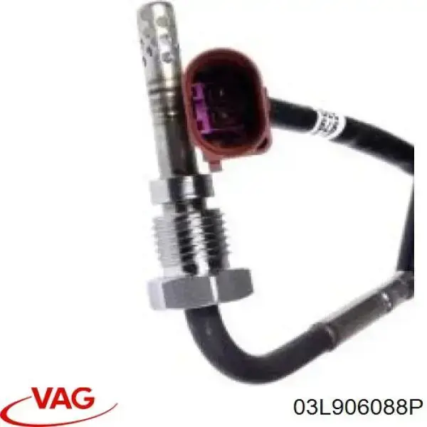 Czujnik temperatury spalin, przed filtrem cząstek stałych VAG 03L906088P cena, od 51,08 USD