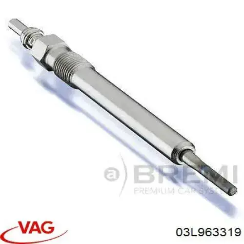 Świeca żarowa VAG 03L963319 cena, od 54,70 USD
