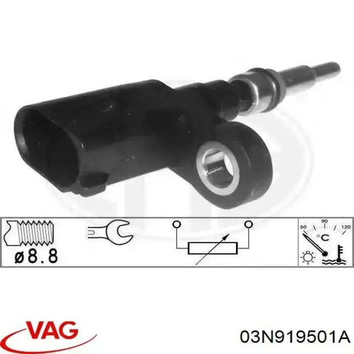 Czujnik temperatury płynu chłodzącego Bogap A4126143 cena, od 45,54 USD