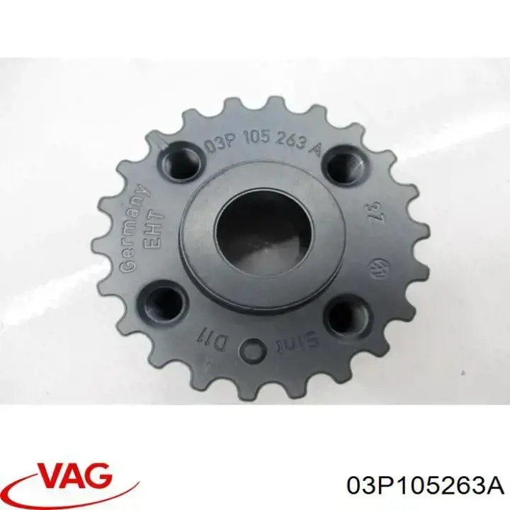 Koło zębate walcowe napędu wałka rozrządu VAG 03P105263A cena, od 93,10 USD