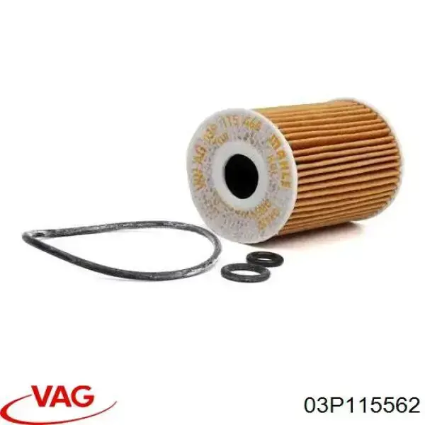 Do koszyka 03P115562 VAG Filtr oleju