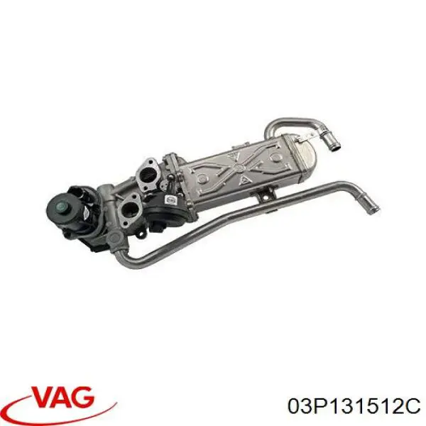 Chłodnica układu recyrkulacji spalin EGR VAG 03P131512C cena, od 91,97 USD