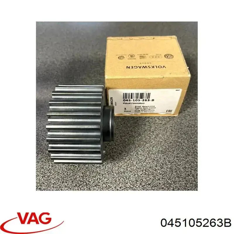 Koło zębate walcowe napędu wałka rozrządu VAG 045105263B cena, od 54,48 USD