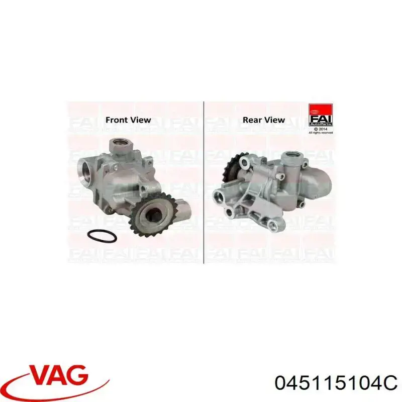 045115104C VAG Pompa oleju