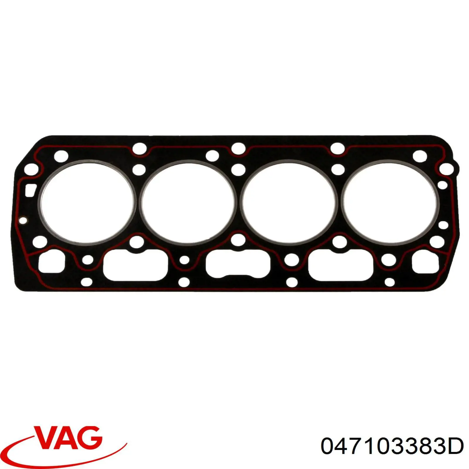 Uszczelka głowicy cylindrów VAG 047103383D cena, od 6,17 USD
