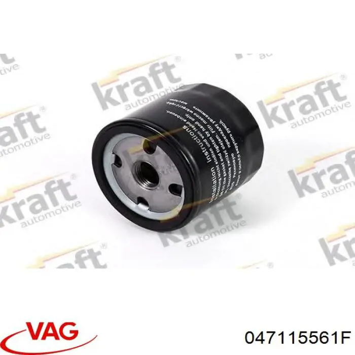 Do koszyka 047115561F VAG Filtr oleju