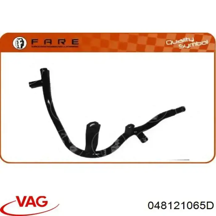Przewód (króciec) układu chłodzenia VAG 048121065D cena, od 36,81 USD