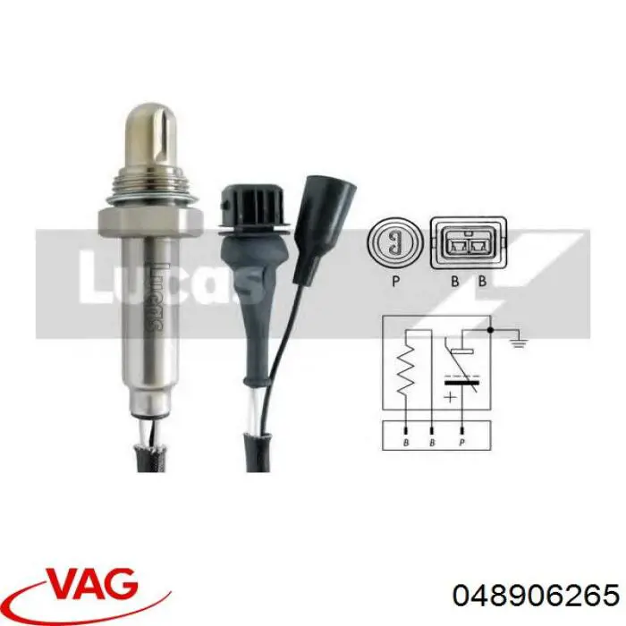 048906265 VAG Sonda lambda, czujnik tlenu