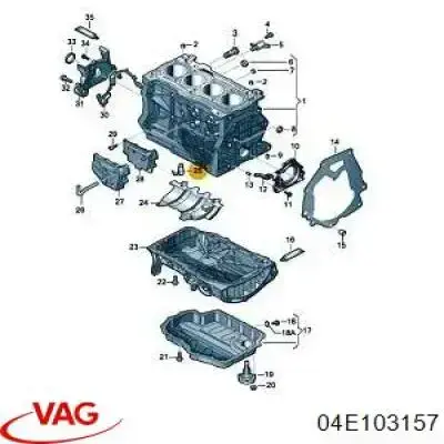 Wtryskiwacz olejowy Audi A4 B9 (8W2, 8WC)