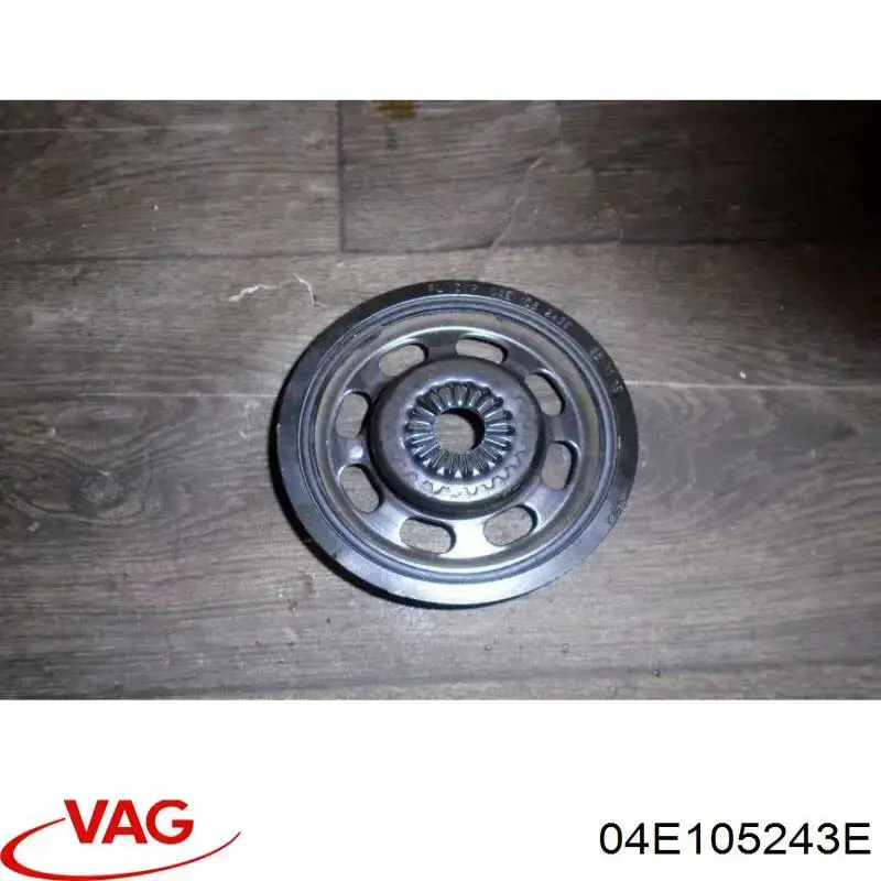04E105243E VAG Koło pasowe wału korbowego