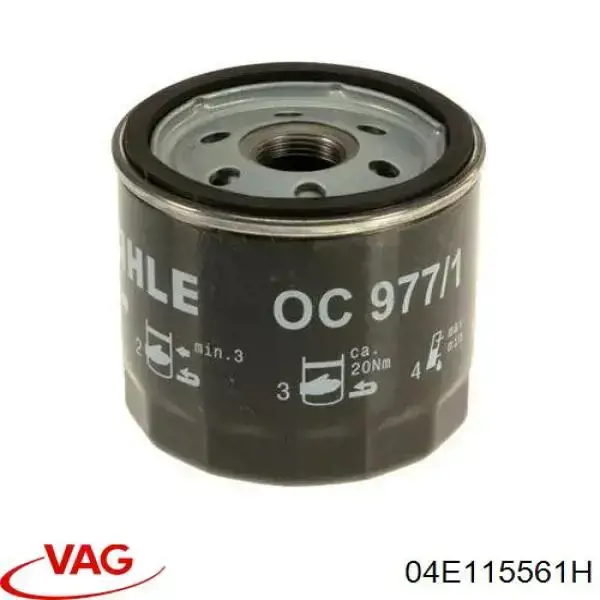 Filtr oleju 04E115561H VAG