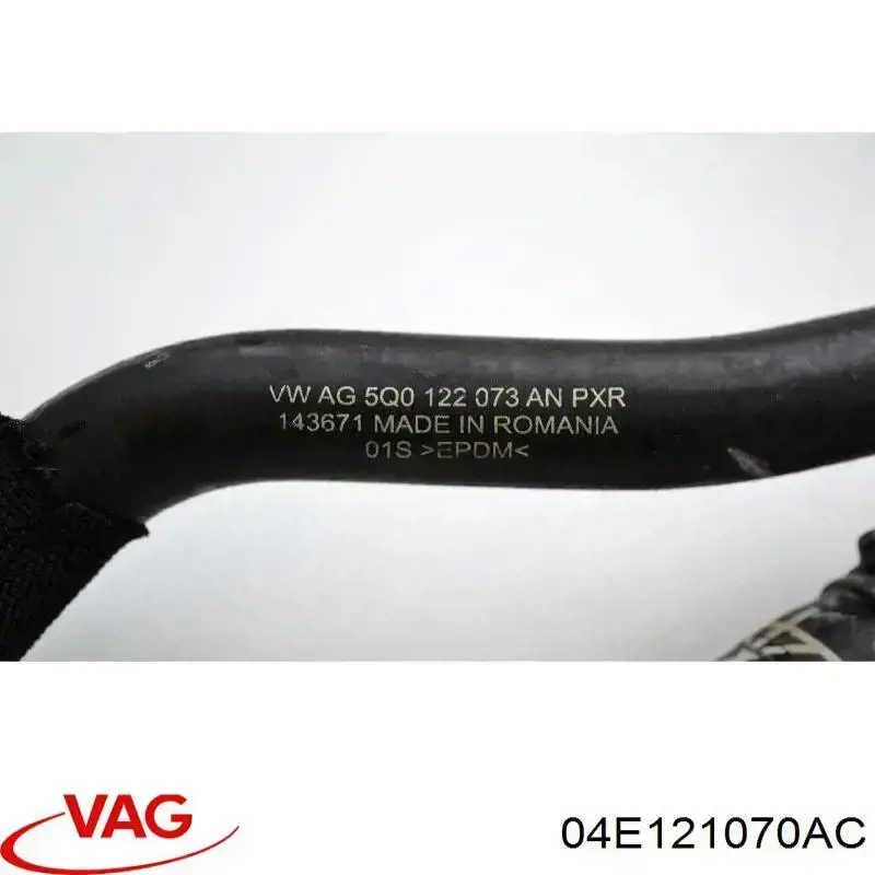 Przewód (króciec) układu chłodzenia 04E121070AC VAG