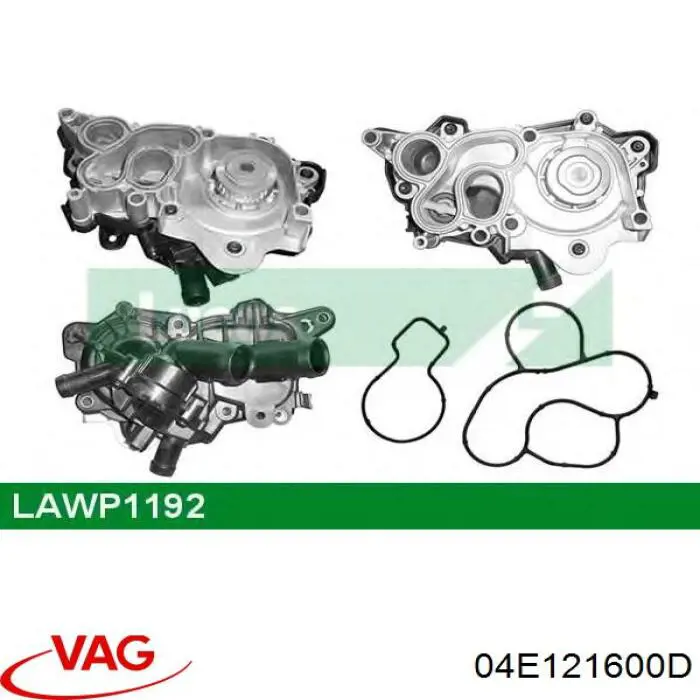 04E121600D VAG Pompa chłodząca wodna