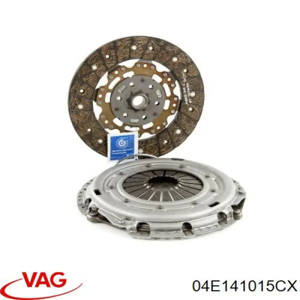 Zestaw sprzęgła (3 części) VAG 04E141015CX cena, od 109,92 USD
