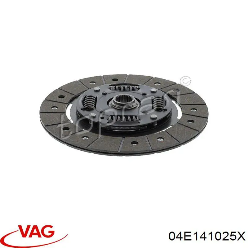 04E141025X VAG Docisk sprzęgła