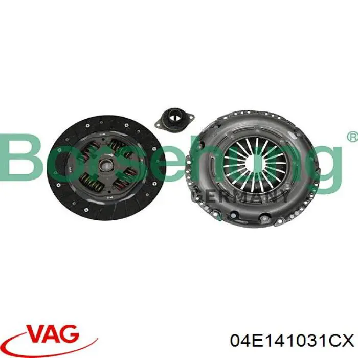 04E141031CX VAG Tarcza sprzęgła