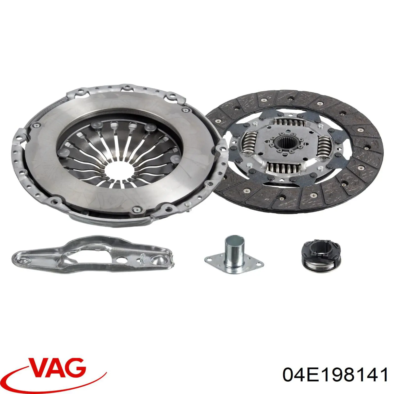 Zestaw sprzęgła (3 części) VAG 04E198141X cena, od 154,54 USD