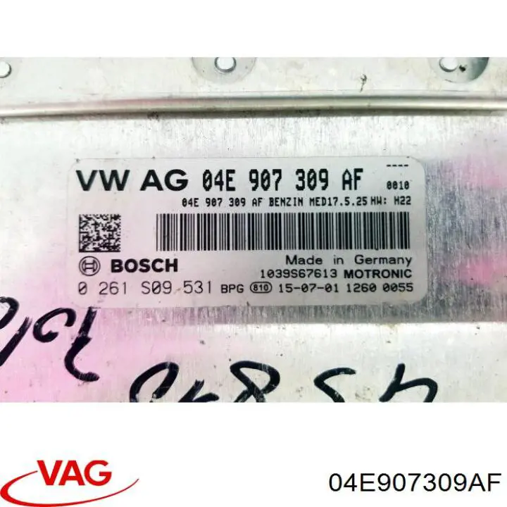 Do koszyka Sterownik silnika Seat Ibiza IV 6J5, 6P1