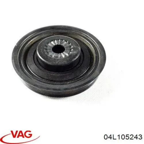 Do koszyka 04L105243 VAG Koło pasowe wału korbowego