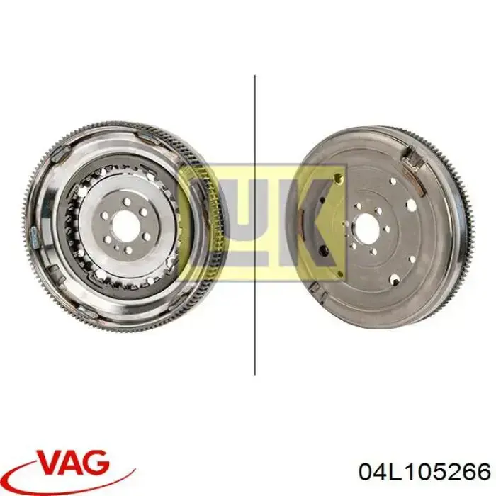Koło zamachowe silnika VAG 04L105266 cena, od 653,91 USD