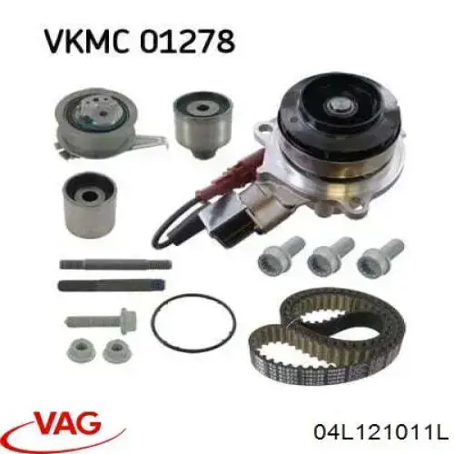 Do koszyka 04L121011L VAG Pompa chłodząca wodna