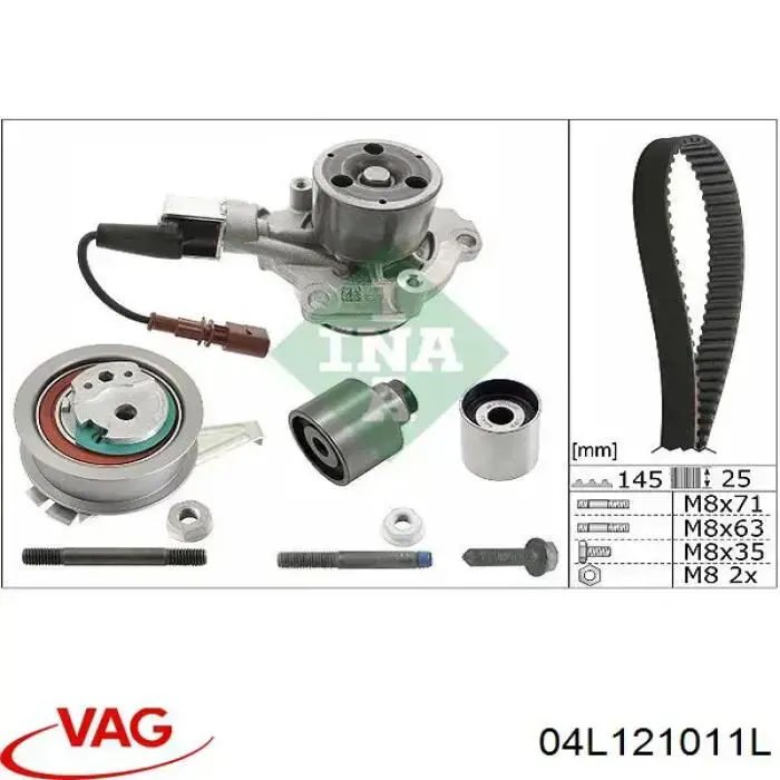 Do koszyka 04L121011L VAG Pompa chłodząca wodna