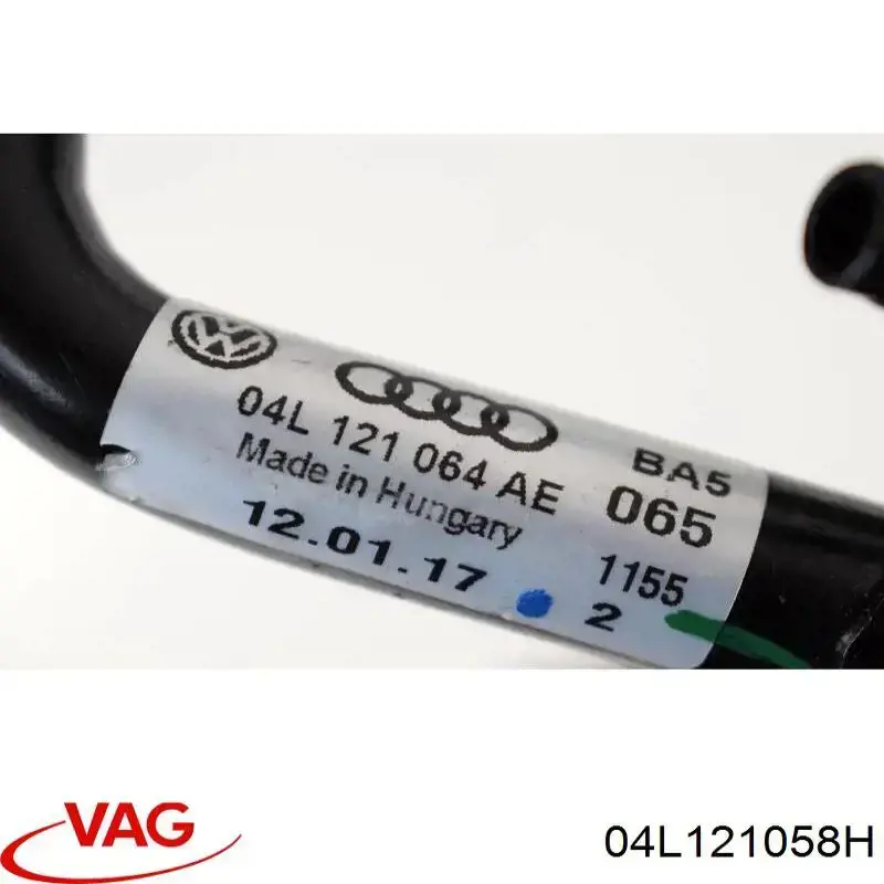Przewód (króciec) układu chłodzenia VAG 04L121058H cena, od 35,15 USD