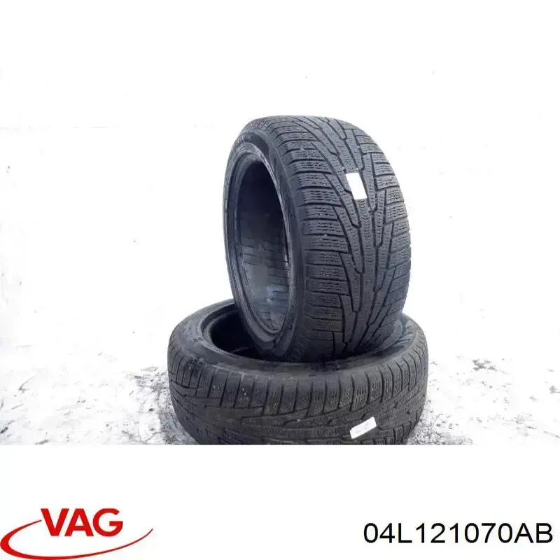 Do koszyka 04L121070AB VAG Przewód (króciec) układu chłodzenia