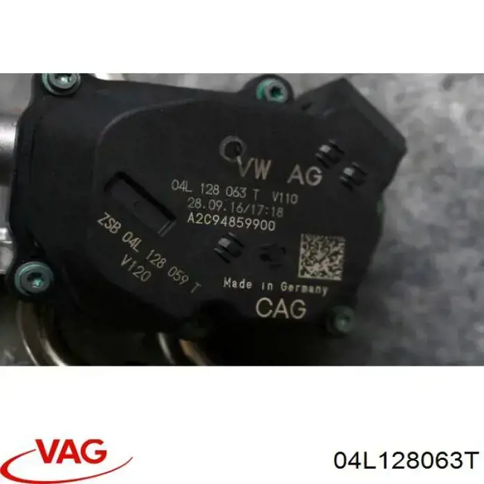 Przepustnica, komplet VAG 04L128063T cena, od 49,37 USD