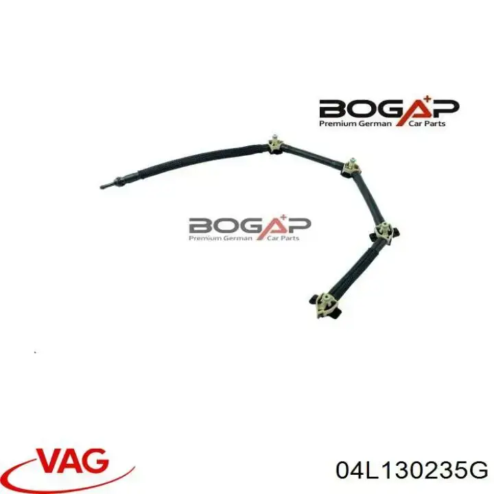 Rurka paliwa, zwrotna od wtryskiwaczy VAG 04L130235G cena, od 43,60 USD
