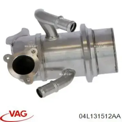 Chłodnica układu recyrkulacji spalin EGR VAG 04L131512AA cena, od 216,95 USD