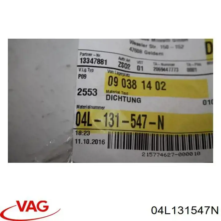 Uszczelka schładzacza EGR układu recyrkulacji spalin Ajusa 01361500 cena, od 20,02 USD