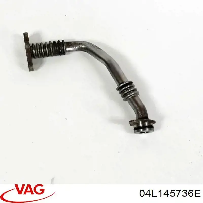 Do koszyka 04L145736E VAG Rurka (przewód) spływu oleju z turbiny