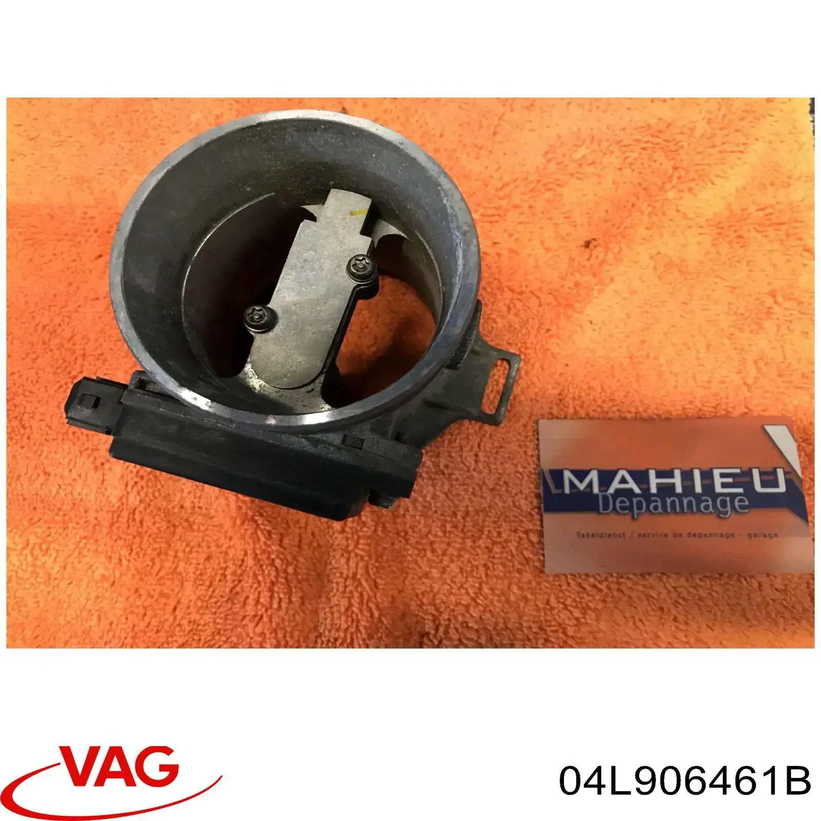 04L906461B VAG Czujnik przepływu powietrza, przepływomierz powietrza M.A.F.