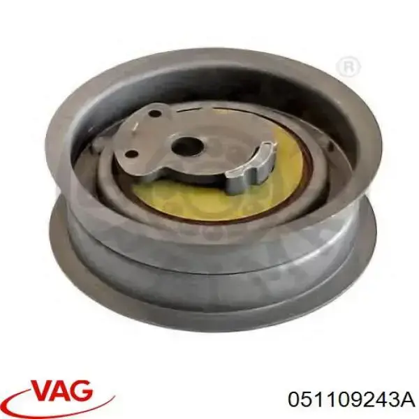 Do koszyka 051109243A VAG Rolka napinacza paska rozrządu