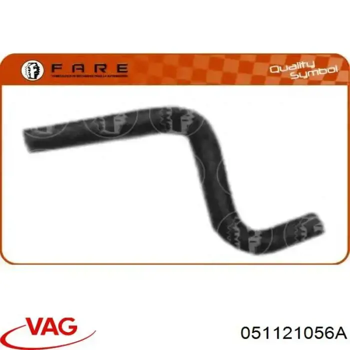 Do koszyka 051121056A VAG Przewód (króciec) układu chłodzenia