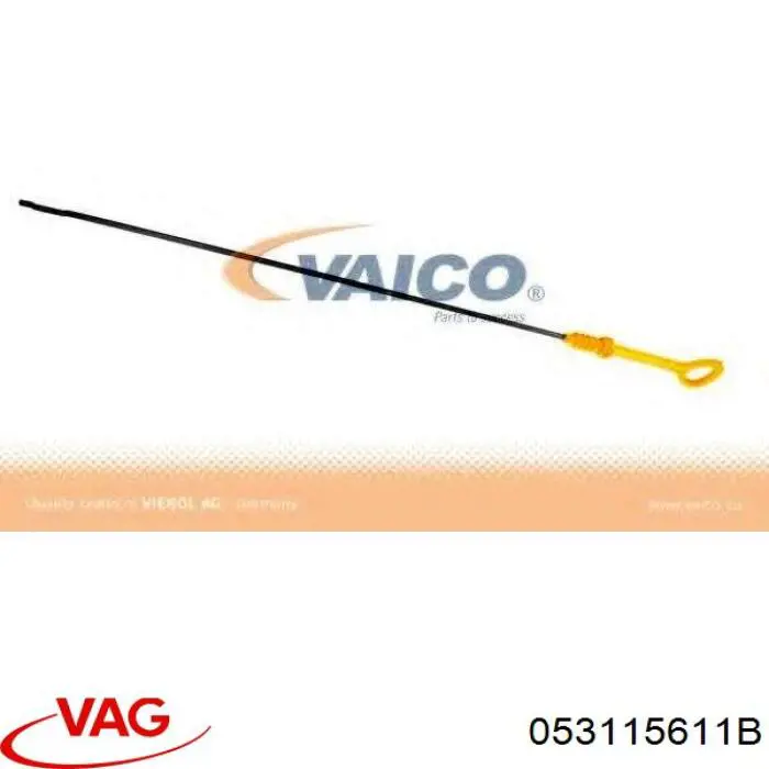 Do koszyka 053115611B VAG Bagnet poziomu oleju w silniku