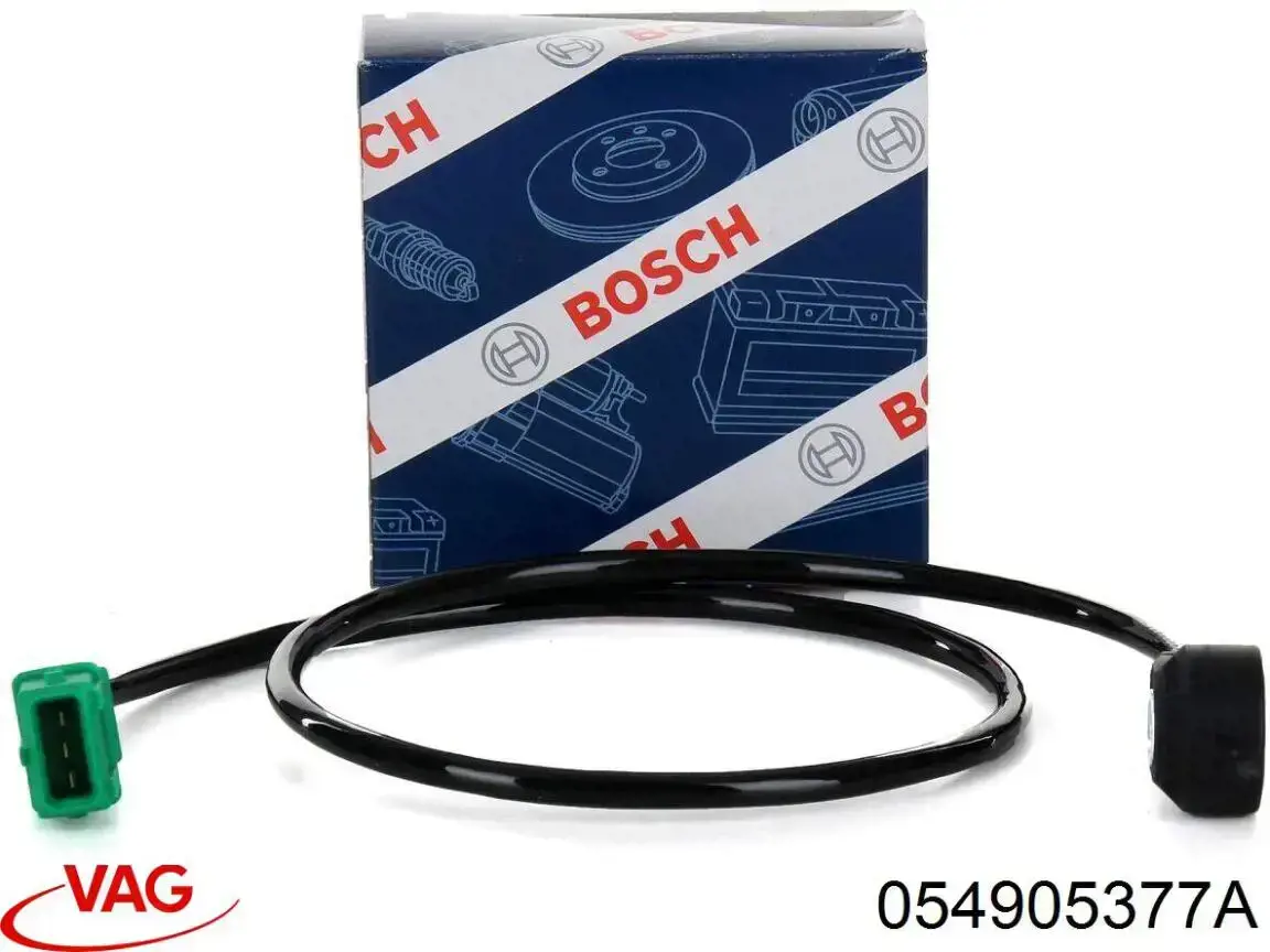 Czujnik stukowy (czujnik spalania stukowego) 054905377A VAG