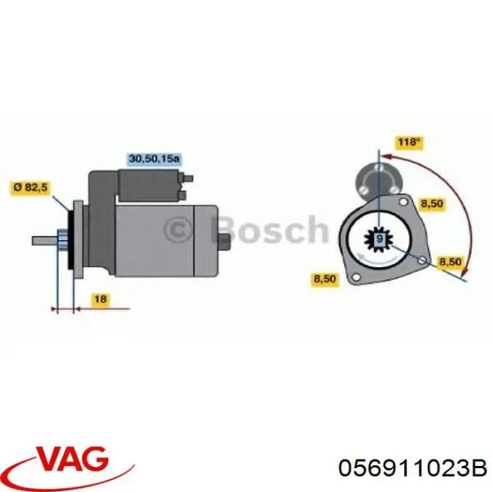 056911023B VAG Rozrusznik