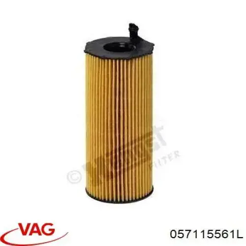 Do koszyka 057115561L VAG Filtr oleju