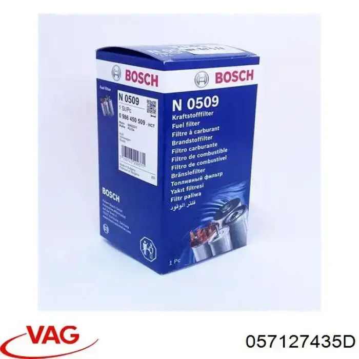 Do koszyka 057127435D VAG Filtr paliwa