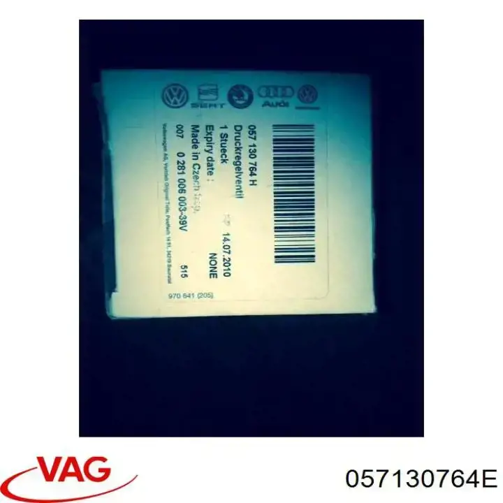 Regulator ciśnienia paliwa w listwie paliwowej VAG 057130764E cena, od 143,57 USD